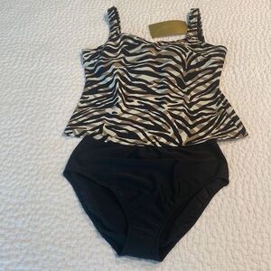 Gottex Zebra Print Tankini